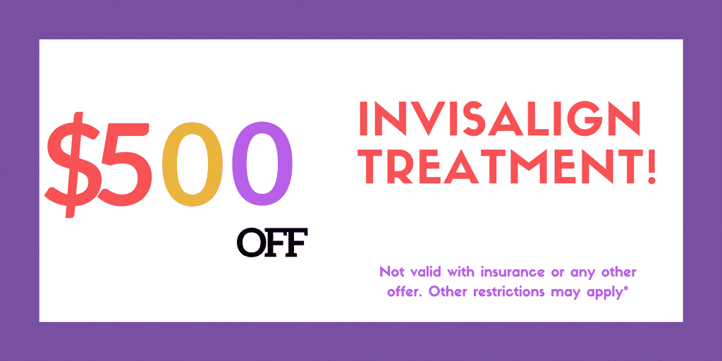 $500 off Invisalign Treatment